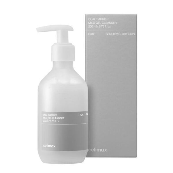 celimax dual barrier mild gel cleanser
