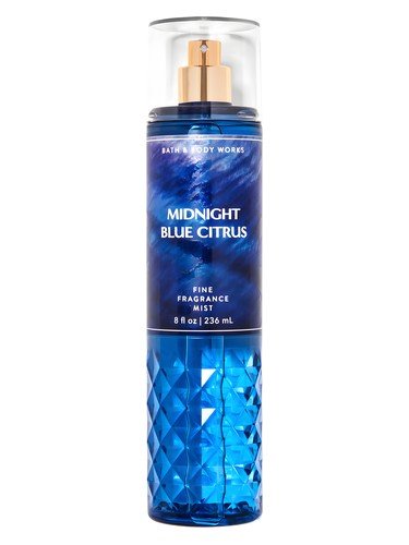 midnight blue citrus Bath & Body Works