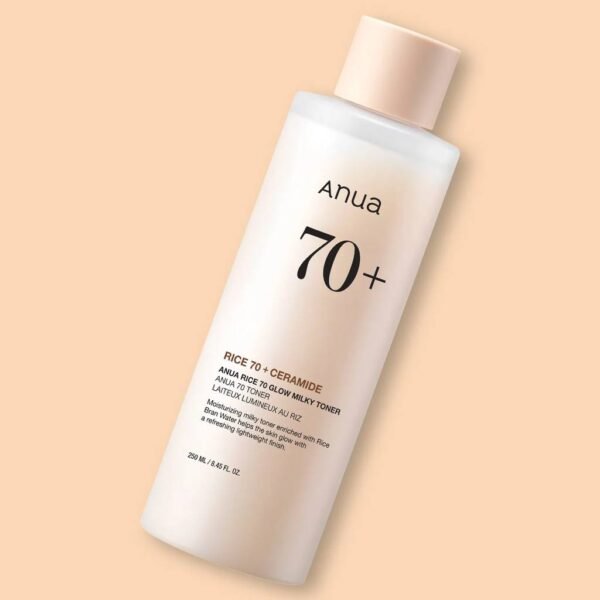 ANUA 70+ RICE70 + CERAMIDE GLOW MILKY TONER